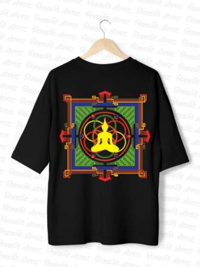 Drop-Shoulder Meditating Buddha