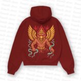 Garuda – The Divine Eagle_Maroon Back