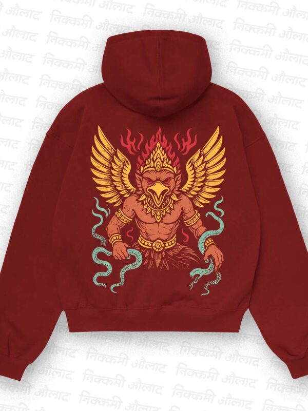 Garuda – The Divine Eagle_Maroon Back Garuda – The Divine Eagle_Maroon Back
