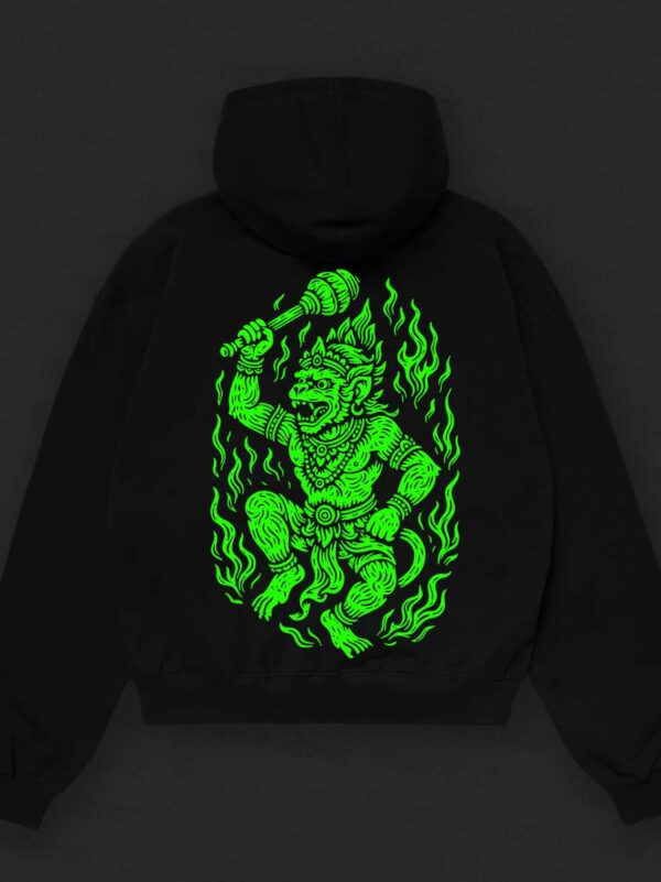 Hanoman_Black Back Glow Hanoman_Black Back Glow