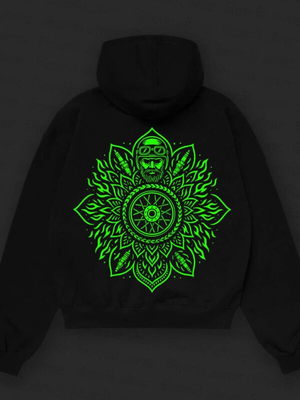 Mandala Rider2_Black Back Glow