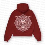 Mandala Rider_Maroon Back