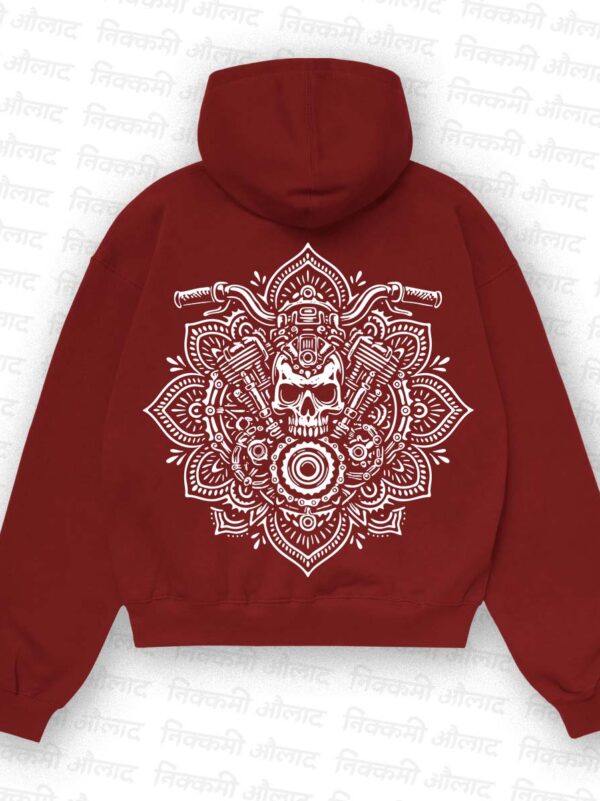 Mandala Rider_Maroon Back