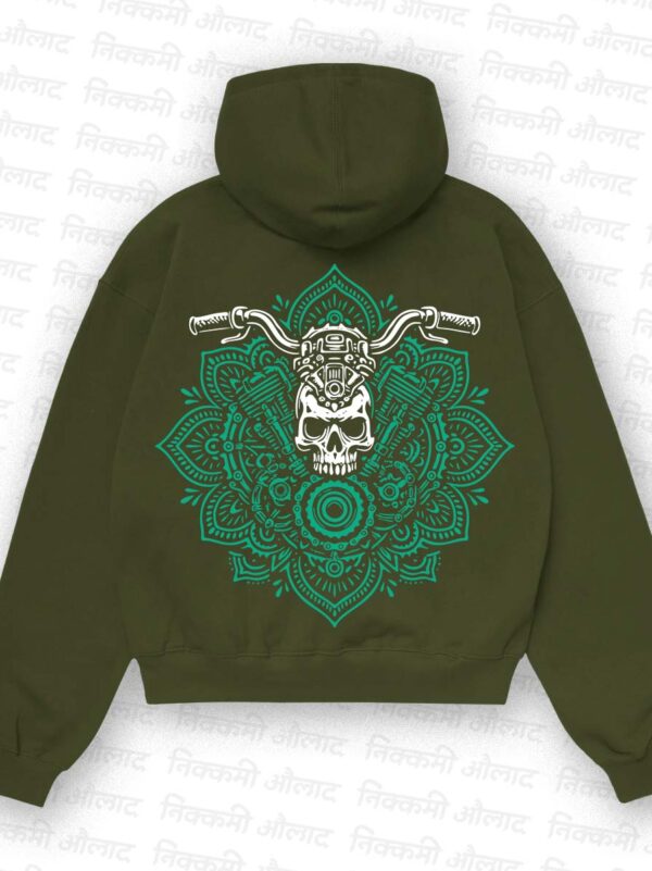 Mandala Rider_OliveGreen Back