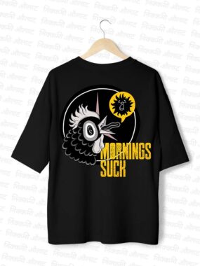 The 'Mornings Suck' Abstract Tee