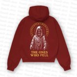 Theonewhofell_Maroon Back